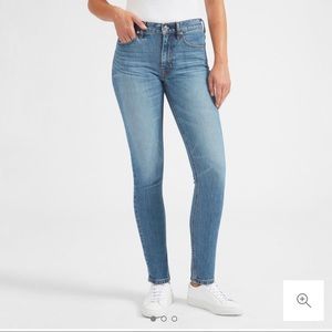 Everlane High-Rise Skinny Jean (Ankle) - Mid Blue